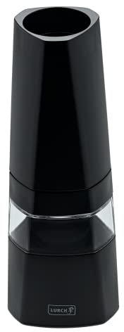 Lurch Macinino Tango con Lama in Acciaio Inox per peperoncini secchi o Cioccolato, Nero, 6 x 6 x 18 cm