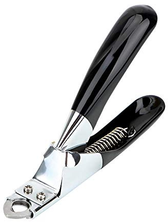 YITON Pet Nail Clipper Pet Products Claw Scissors Stainless Steel Pet Nail Clippers Trimmer Cat Grooming Cat Supplies Cutter 2Pcs Black