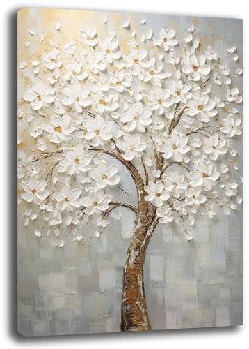 Quadro Moderno Camera da letto Verticale ALBERO della VITA Astratto Quadri moderni soggiorno da Parete XXL grande Stampa su tela Canvas Decorazione Murale muro Arredo Salone (7, 70x100 cm)