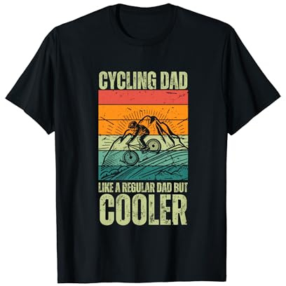 Ciclismo Per Papà Uomini Ciclismo Motociclisti Bicicletta Rider Maglietta