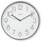 Hama Wanduhr (ohne Tickgeräusche, Quarzuhr geräuscharm, Ø 30cm, extra große Zeitanzeige, analoge Uhr, mit Stunden-, Minuten- und Sekundenzeiger, Glas Abdeckung, inkl. Batterie) schwarz