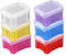6 Pack Mini Storage Boxes, Small Plastic Boxes with Lids, Really Useful Box for Small Craft Items, Jewelry, Desk, Kitchen(7 * 5.8 * 5CM/2.8 * 2.3 * 2inch)