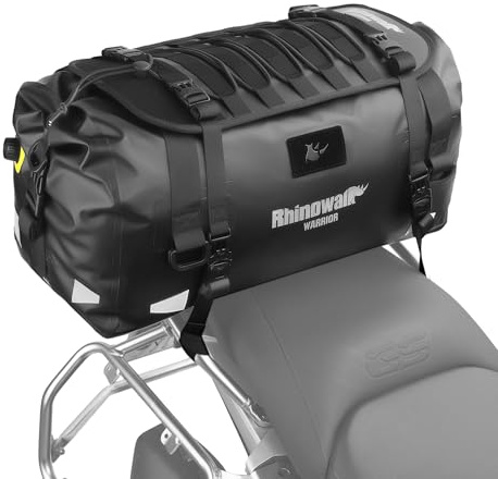 Rhinowalk Motorcykel duffelväska vattentät 20/40/65 L baksäte drybag rulle topp motorcykel resebagage