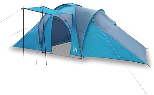 Tienda familiar de cúpula para 6 personas, impermeable y resistente al viento, ideal para camping, festivales y aventuras al aire libre, construcción rápida y material robusto