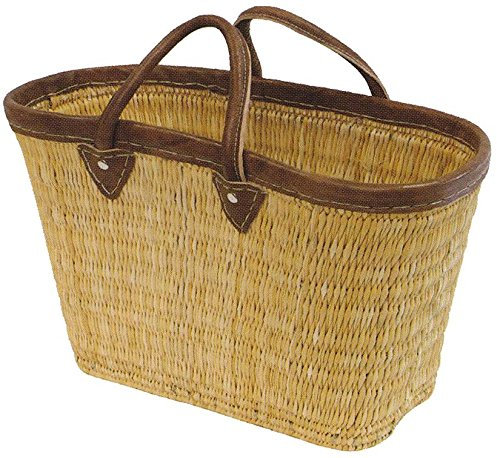 La Vannerie d'Aujourd'hui Cabas en jonc rectangulaire évasé