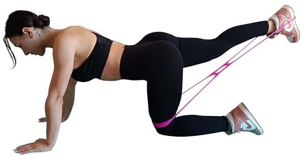 Sargoby Fitness Einfach zu bedienendes Booty-Band Formt und strafft Ihren Po Oberschenkel mit Übungsband Brasilianisches Butt Lift Widerstandsband Workout-eBook für Damen mit Bildern