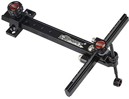 ZSHJGJR Visières d'arc Classique Viseur en Alliage d'aluminium Sight pour La Chasse Visières pour Arc Recourbé Vue d'arc pour Arc Accessoire (Noir)