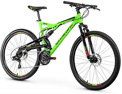 Anakon SK8 Bicicleta de montaña, Hombre, 27.5 Pulgadas, Verde, M