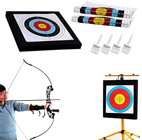 SOPOGER Archery Target for Backyard Adult, Easy Arrow Removal, Durable Bow and Arrow Target for Youth Outdoor Shooting Practice (EVA)