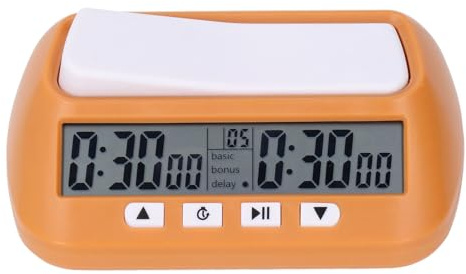 Orologio da Scacchi Multifunzione, Orologio da Scacchi Timer da Digitale Timer da Portatile da Professionale per Partita a Partita a