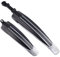 Schutzbleche Mountainbike 24-29 Zoll - Universal Fahrrad Schutzblech Set für vorne und hinten - MTB Steckschutzblech abnehmbar Spritzschutz (Grey)