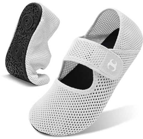 JOINFREE Womens Mens Water Shoes Wide Toe Box Barefoot Shoes Breathable Lightweight Mesh Summer Slippers Quick-Dry Aqua Socks for Swimming, Beach, Pool, River, Holiday & Travel