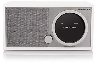 Tivoli Audio Art Line Model One Digital - FM/Dab/Dab+ Radio avec connectivité Wi-FI & Bluetooth - Blanc/Gris