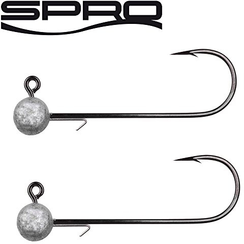 Spro Jighead HD 90 Special Jig - 2 Jighaken für Gummifische, Jigkopf für Gummiköder, Bleikopf für Gummishads, Jigs, Größe:10g / Gr. 12/0