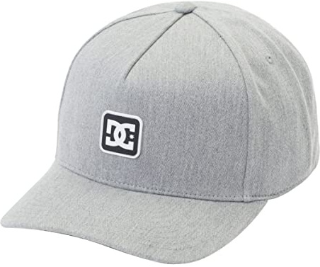 DC Shoes Mens Sureshot - Snapback for Cap, Steel Gray - Heather