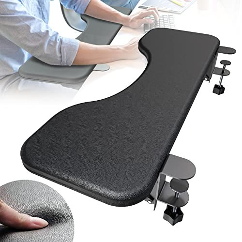 NODOCA Ellenbogenauflage Schreibtisch, 68CM Armauflage Schreibtisch, Ergonomie Ellenbogenauflage, Faltbar Schreibtisch Verlängerung, Entspanne Deine Arme