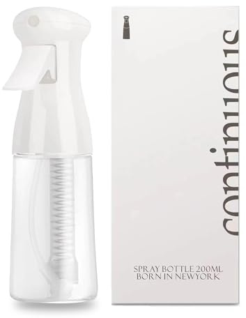 Shu mizara Hair Spray Bottle,Continuous Water Mister Empty Spray for Hairstyling, Cleaning, Plants, Misting and Skin Care