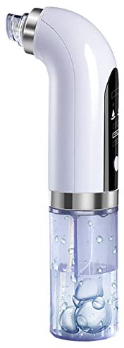 NCONCO Dispositivo di rimozione dei punti neri, idrodermoabrasione, aspirazione del viso, pulitore per pori con 6 testine di aspirazione a 3 marce, ciclo dell'acqua ricaricabile USB, aiuto per