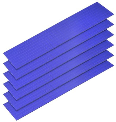 QUARKZMAN 2880pz Specchio Adesivo Mosaico Piastrelle, 5 x 5 mm Mini Quadrato Acrilico Piastrelle Palla Discoteca Adesivo per Creare Decorazioni Artigianali Piastrelle, Blu