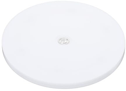 PATIKIL 7 Pesante Rotante Girevole Supporto con Acciaio Sfere Cuscinetti 1pz 360° Rotazione Giradischi Lazy Susan Base per Grande Schermo TV Computer Monitor Bianco