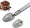 JIEYUCHU Cuchara Báscula Digital, Cuchara báscula para Medir Peso Alimentos en la Cocina, Báscula de Precisión con Pantalla para Hornear, Especias, Café, Cocinar