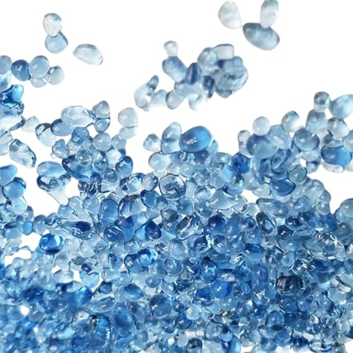 Geavonyg Graviers Colorés Perles D'aquariums en Verre Graviers pour Divers Décoration De Et 'étang Gravier