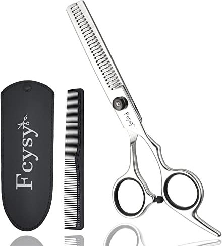 FCYSY Hair Thinning Scissors, Ladies Hair Cutting Set with Comb, Blending & Layering Scissors for Men & Dog Grooming