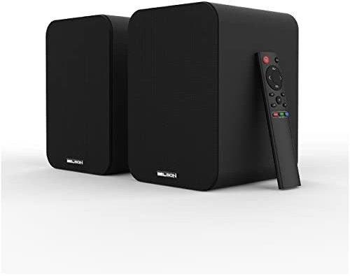 Belson Altavoces 2.0 Activos Ultimate 3 | Bluetooth 5.0 | 60W de Potencia RMS | Volumen Ajustable Agudos y Graves | Conexiones RCA | Entrada óptica | Puerto USB | DSP | Mando a Distancia.