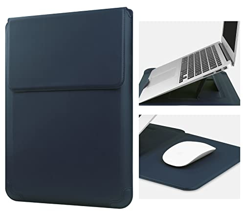 HoYiXi 15 16 Zoll Laptop Hülle Tasche Kompatibel mit MacBook Pro 16 2021 & 2019/ASUS Vivobook 15/Huawei MateBook D15/HP 15.6 PC/MacBook Pro 15/Surface Laptop 3/Dell Acer Lenovo 15'' PC, Blau