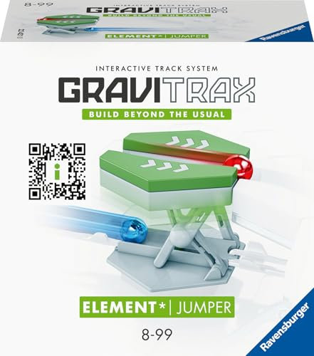 Ravensburger GraviTrax Element Jumper 22421 - GraviTrax Erweiterung für Deine Kugelbahn - Murmelbahn und Konstruktionsspielzeug ab 8 Jahren, GraviTrax Zubehör kombinierbar mit Allen Produkten