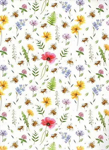 ARKRAFT Geschenkpapier Set 3 Blatt XXL 90 x 65 cm Kunststofffreie Verpackung Papier FSC (18-9241)