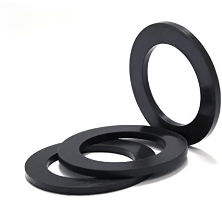 joints plats plomberie pour raccords de tuyaux, rondelles en caoutchouc pour robinets, joint filtre robinet de douche (10 pièces, 56mmx44mm: grosor 3mm)