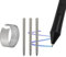 [3 Stück] Metallspitze Kompatibel mit One by Wacom/Bamboo/Intuos/Intuos 5&4&3/Intuos Pro(PTH-451/651/851)/Cintip/Cintip Companion 1&2&Hybrid/Cintip 13H, para CTE-,MTE-,CTL-,CTH- Serie Tablet