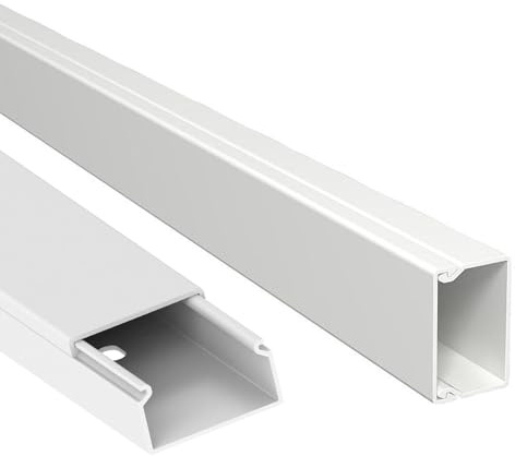 10 Meter Kabelkanal Wandkanal Deckenkanal 40 x 60 x 2000 weiß - 5 x 2,0 Meter