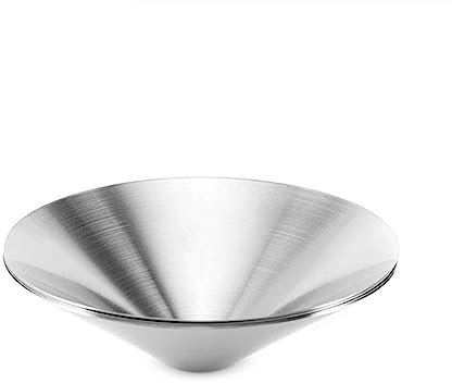 GYKOZY Small and Lightweight Stainless Steel Bowl with a Capacity of 400ml, Suitable for Fruits, Dried Fruits, Condiments, Salads, Etc.,