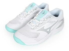 Mizuno Cyclone Speed 5 V1GA2580 45 - Zapatillas de voleibol para mujer, color blanco, talla 39 EU