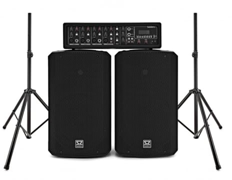 SubZero SZPA-410 175W 10 PA System with Stands