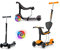 MILLY MALLY Little Star Roller Schieber Laufrad Rutscher 3in1 ab 2 Jahre ORANGE