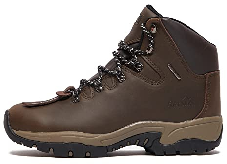 Peter Storm Kids’ Snowdon II Walking Boots with High Traction Rubber Sole & Cushioned Footbed, Durable Leather Upper (Brown, UK Footwear Size System, Big Kid, Numeric, Medium, 6)