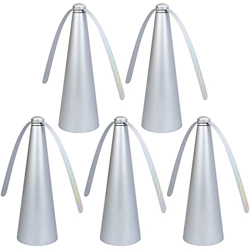 PIOPIAONIU 5 Pcs Table Fly Fans for Indoor and Outdoor Food Fans for Restaurant,Home Party
