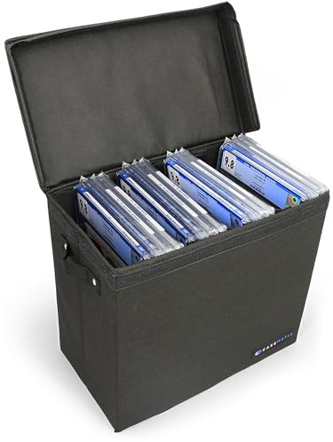 CASEMATIX Étui de rangement pour bandes dessinées pouvant contenir jusqu'à 28 bandes dessinées CGC, bac léger avec trois compartiments amovibles