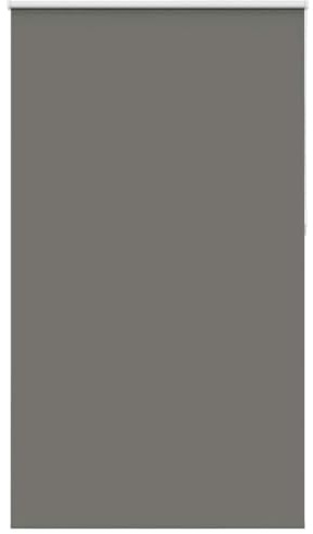 vidaXL Verdunkelungsrollo Grau 130x210cm Stoffbreite 126,6cm Polyester, Rollo, Klemmfix, Thermorollo, Verdunklungsrollo, Klemmrollo, Fensterrollo