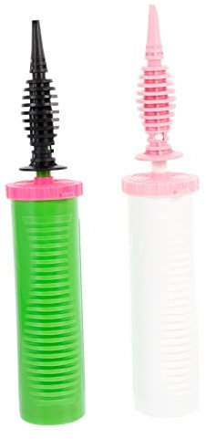 DECHOUS 2st Hand Pumpe Bausatz Auto Ballongebläse Ballonluftgebläse Maschine Ballonpumpe Aufblasbarer Pool Doppelt Ballonbogen-kit Handluftpumpe Pumpe Für Schlauchboote Dual Vakuum Plastik