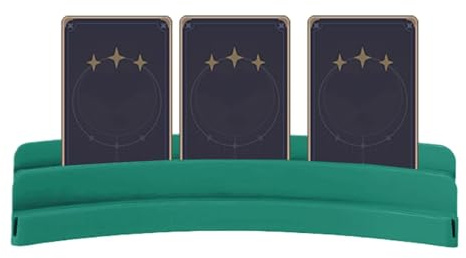 Rurunklee Porte-Cartes pour | Support de Cartes Portable à Trois Couches, étui de Rangement, Accessoires de Table Professionnels, Objets de Collection pour Les soirées de Jeux en Famille