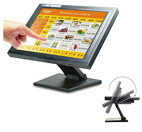 15 Zoll POS Touch Screen LCD Monitor Kassenmonitor Restaurant Kassensystem Touchscreen-Registrierkasse