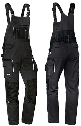 Uvex Pantalon Cargo Tune-up pour Le Travail - Salopette pour Homme - Noir - 58