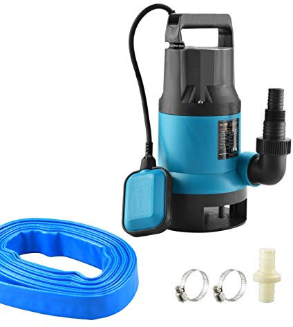 KATSU Garden Submersible Water Pump 400W with 10 Meters 1.1/4 Hose & Quick Coupler Connector