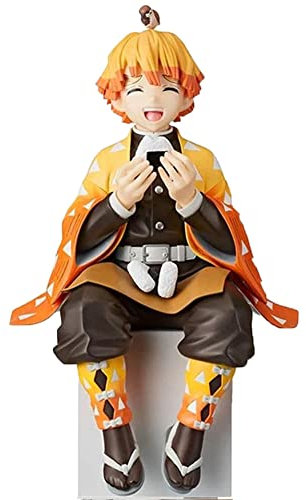 Anime Agatsuma Zen 'itsu Figur, Anime Cartoon Kimetsu No Yaiba Puppen PVC Modell Action Figur Spielzeug Desktop Ornamente Sammlerstücke Geschenke