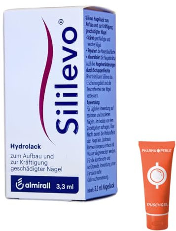Nagellack 1x 3,3 ml I Aufbau und Kräftigung geschädigter Nägel I Medizinischer Nagelstärker I Nagelspliss, Nagelbruch und Nagelpsoriasis I Spar-Set plus Pharma Perle give-away