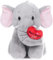 My OLi 20 cm Plüsch-Elefant, Kuscheltier weicher Elefant mit rotem Herz, Plüschspielzeug für Babys, Kinder, Jungen, Mädchen, Liebhaber, tolles Bett, Kinderzimmer, Raumdekoration, Hochzeit